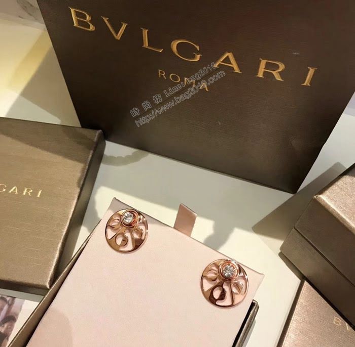 Bvlgari飾品 寶格麗氣質鏤空耳釘  zgbq3208